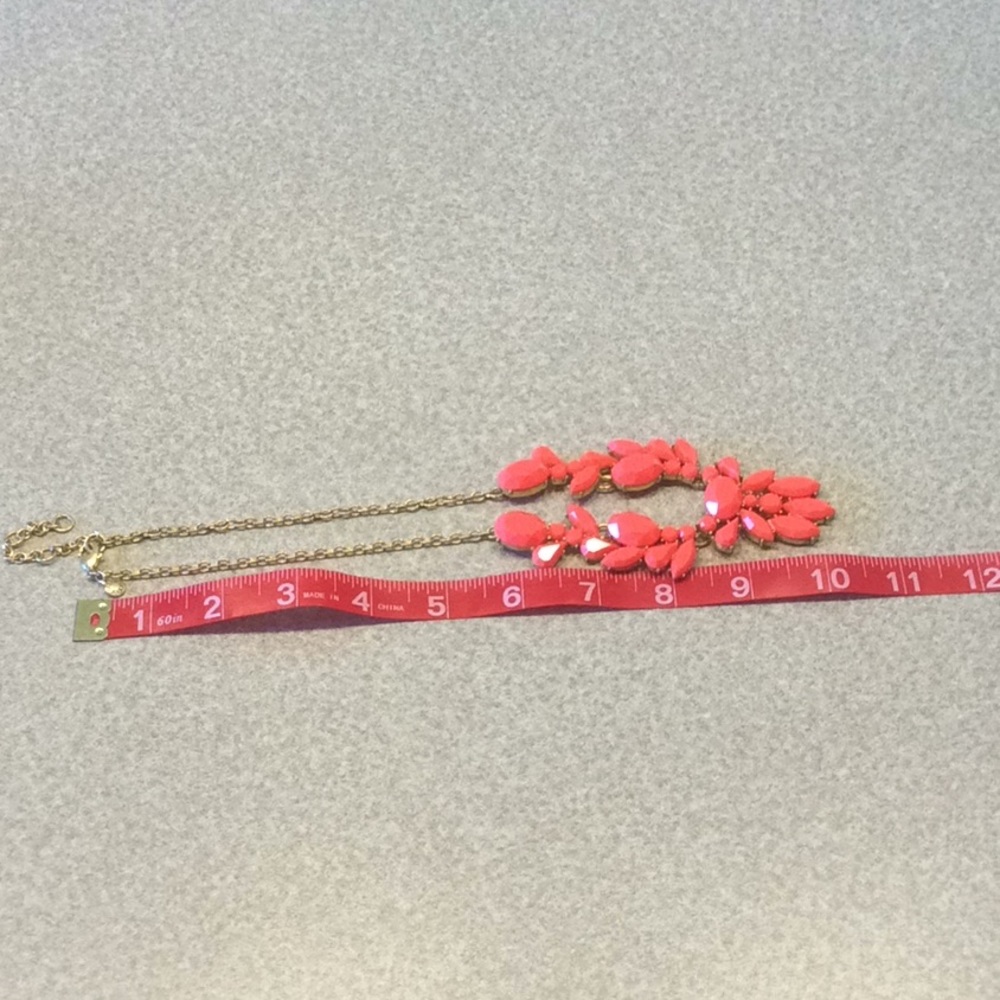 J Crew Coral Statement Necklace - Picture 9 of 12